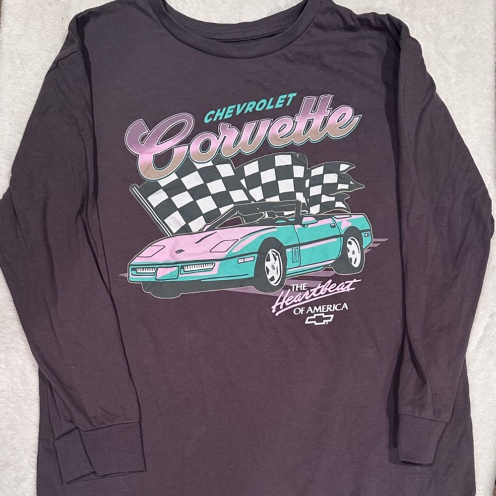 Chevrolet Corvette Graphic Long Sleeve Shirt